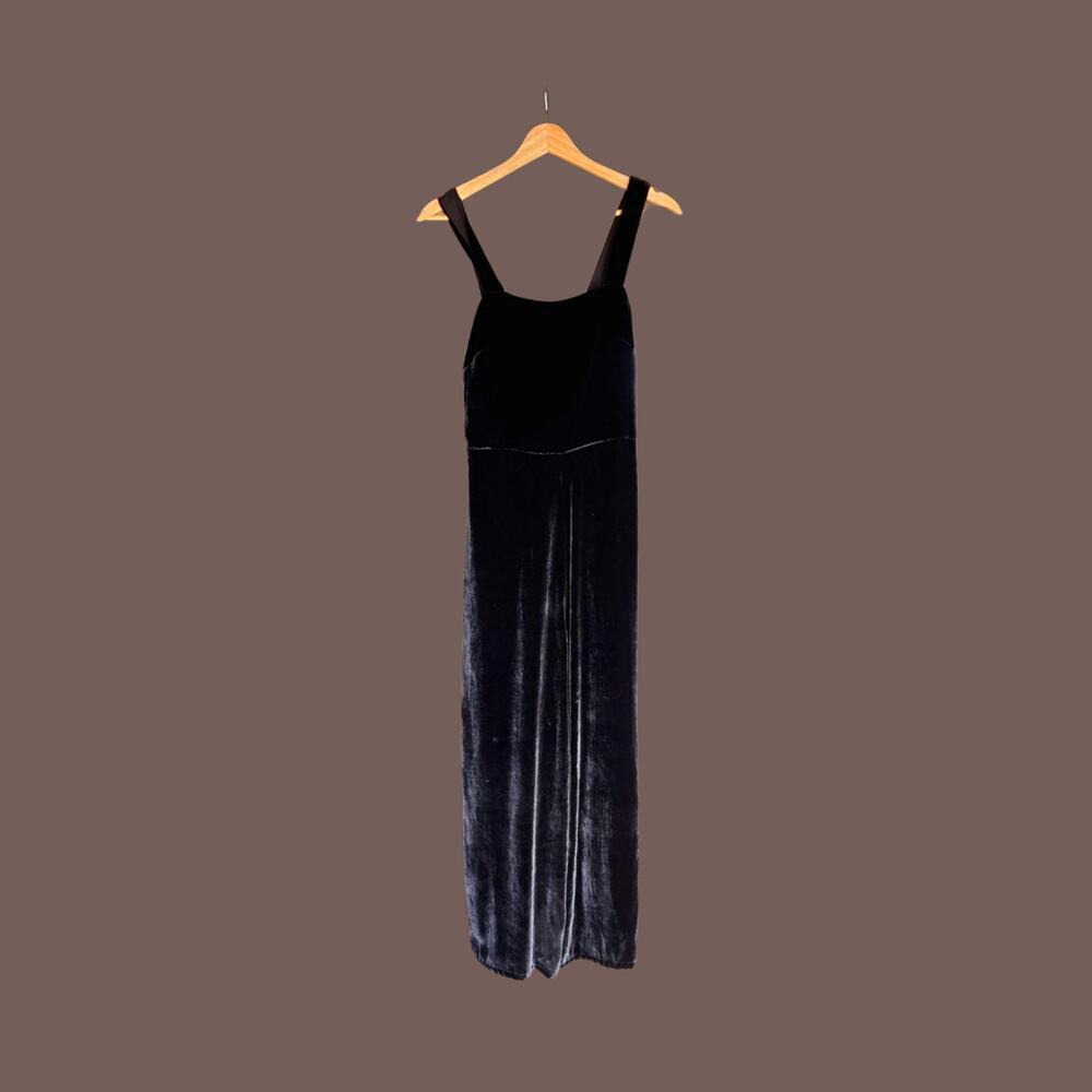 Madewell Velvet Jumpsuit | Black Wide Leg | Size 00 | Holiday Ready